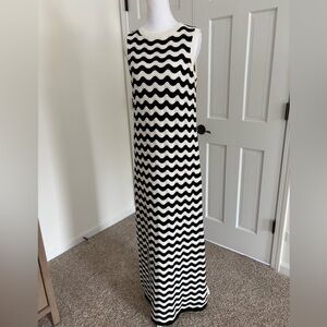 Seraphine Wave Stitch Maternity Maxi Dress